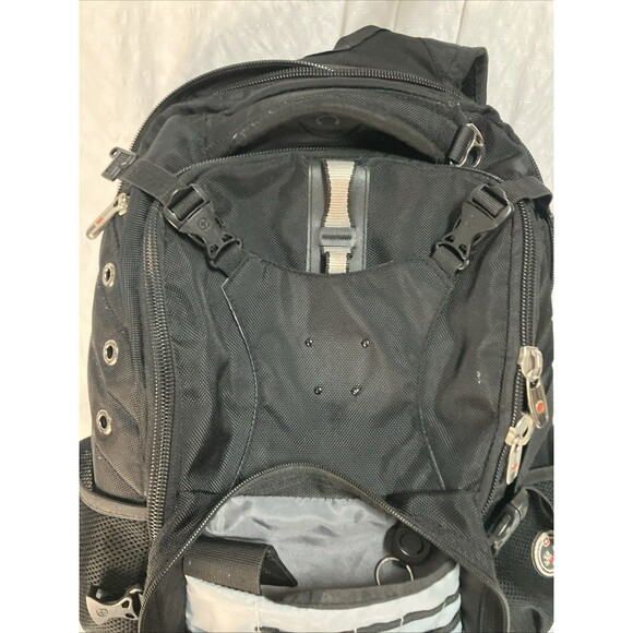 Swissgear By Wenger Pre 2014 Model Airflow Black Backpack Laptop Travel Large - Picture 3 of 16